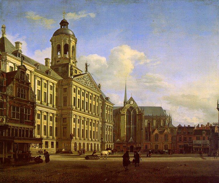 Jan van der Heyden The Dam with the New Town Hall